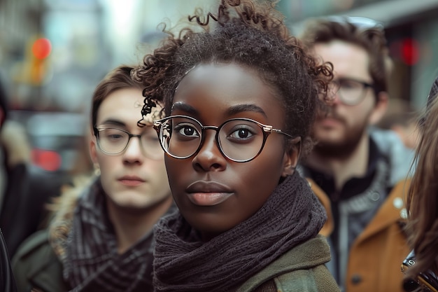 Foto gratuita movimento di sciopero femminile di 8 milioni