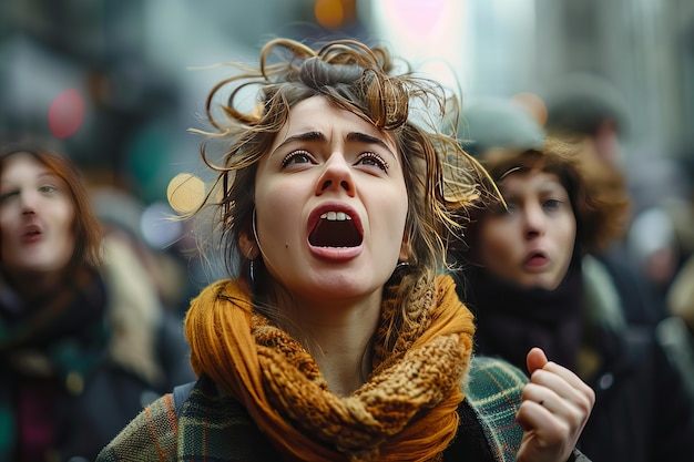 Foto gratuita movimento di sciopero femminile di 8 milioni