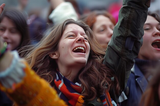 Foto gratuita movimento di sciopero femminile di 8 milioni