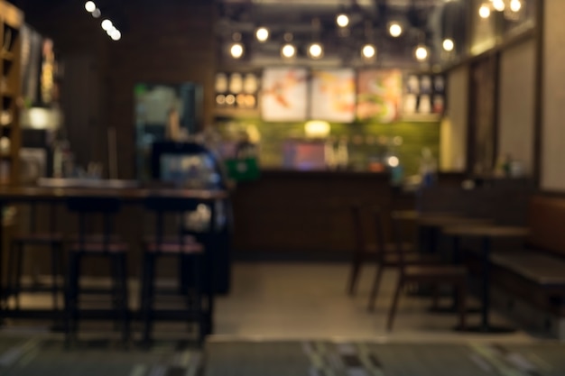 ボケの背景を持つコーヒーショップカフェブラー 無料の写真 ボケの背景を持つコーヒーショップカフェブラー 無料の写真