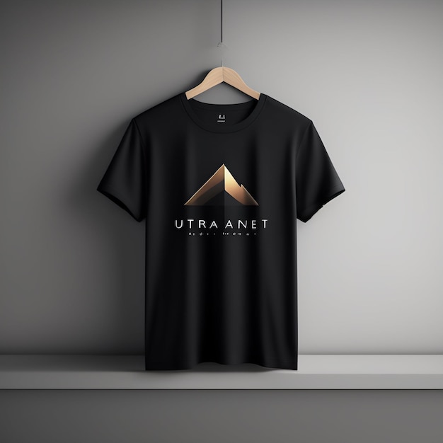 Бесплатное фото Черная рубашка со словом «ультра».