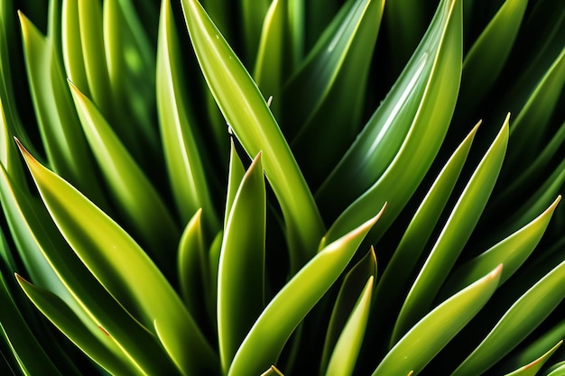 無料写真 アロエベラの植物の束のクローズ アップ