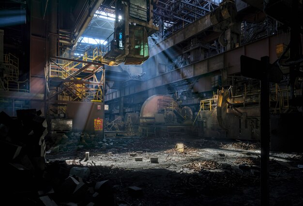 Abandoned factory from the inside