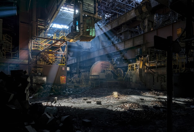 Abandoned factory from the inside