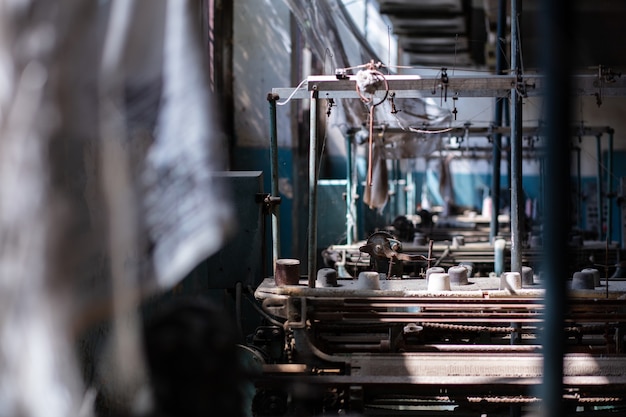 Free photo abandoned textile factory (soviet) in armenia