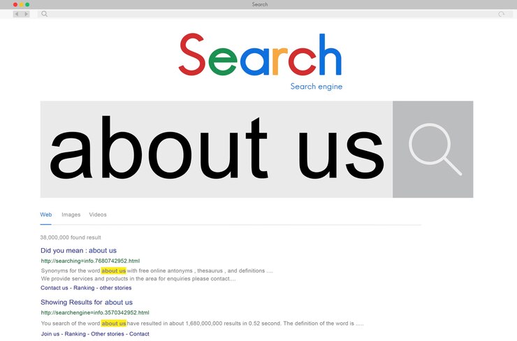 Free Photo about us page information story brand concept