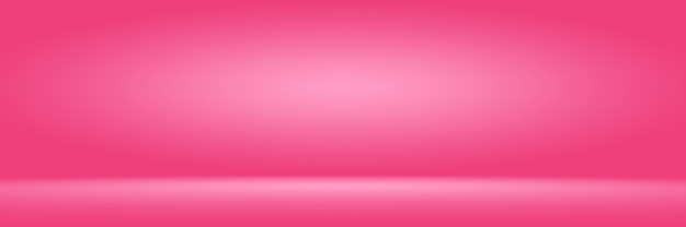 Abstact photographic pink gradient studio backdrop background