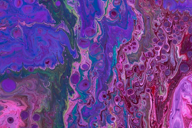 Abstract acrylic effect of violet shades