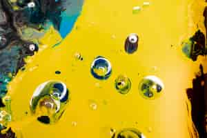 Free photo abstract acrylic water balls