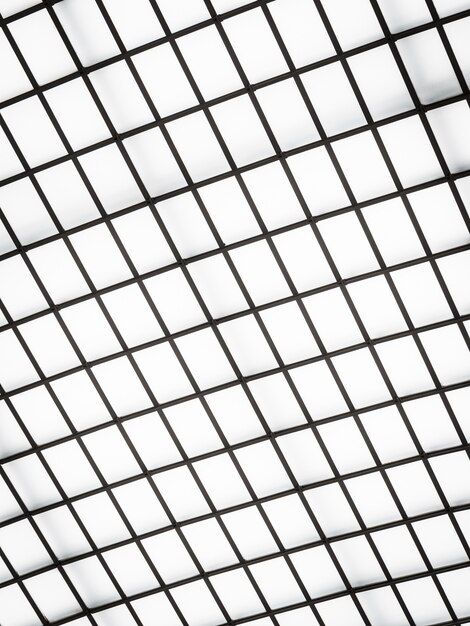 Abstract architecture of glass roof exterior