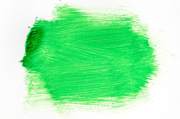 Абстрактное искусство зеленая краска пятно