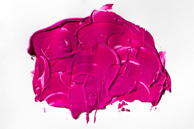 Free photo abstract art magenta paint stain