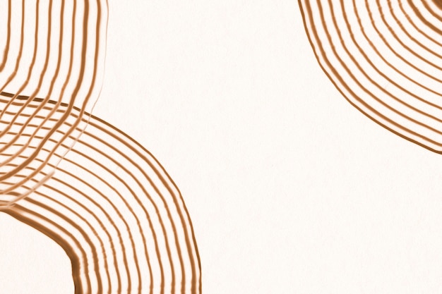 茶色の手作りの波状パターンの抽象芸術テクスチャボーダー