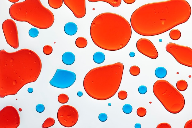 Abstract background colorful oil bubble in water wallpaper