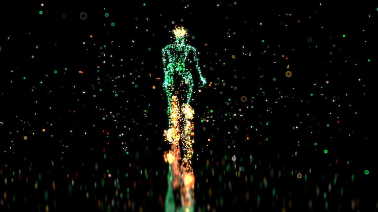 Free Photo abstract background of a cyclist design