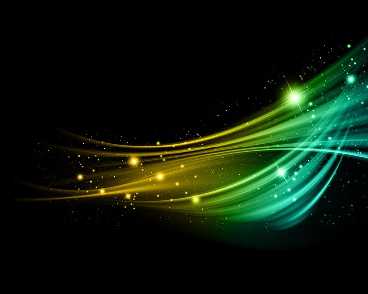 Free Photo abstract background of flowing lines and stars