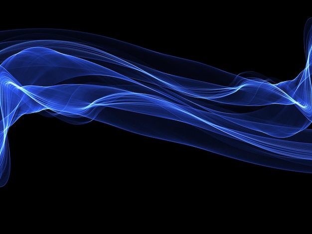 流れる煙のデザインの抽象的な背景