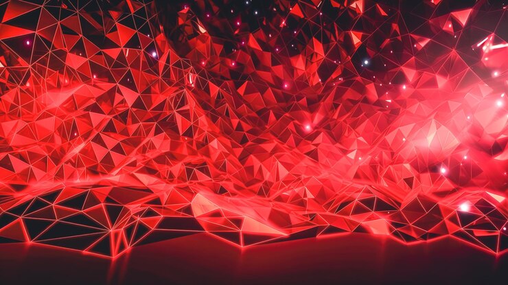 Free Photo abstract background from a brilliant mosaic pattern generative ai