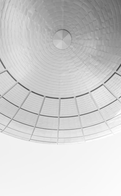 Free photo abstract background from a round modern construction