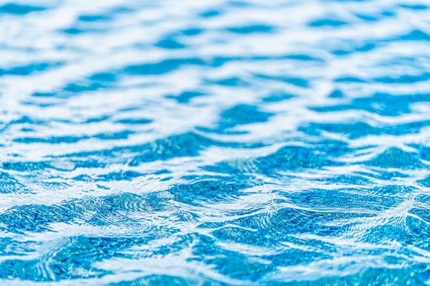 Free photo abstract background surface and texture of swimming pool water