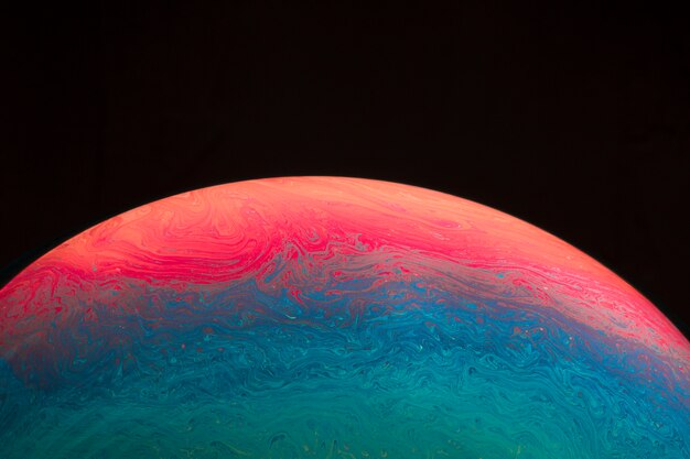 abstract background with blue and pink sphere