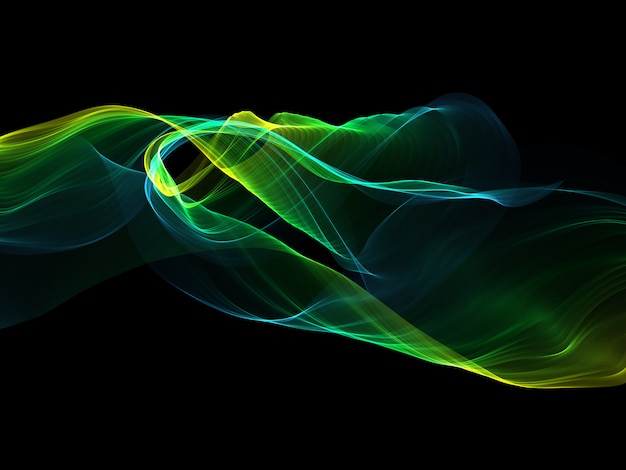 Abstract background with flowing lines