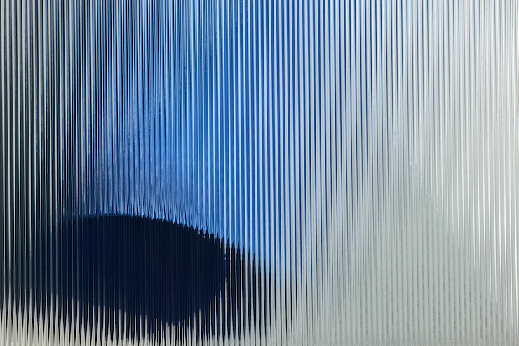 Free Photo abstract background with patterned glass texture
