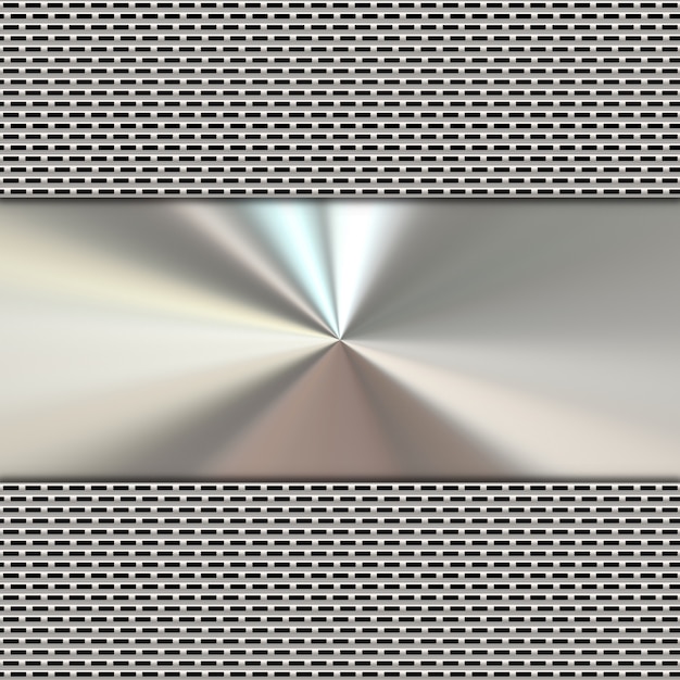 Abstract background with a silver metallic texture