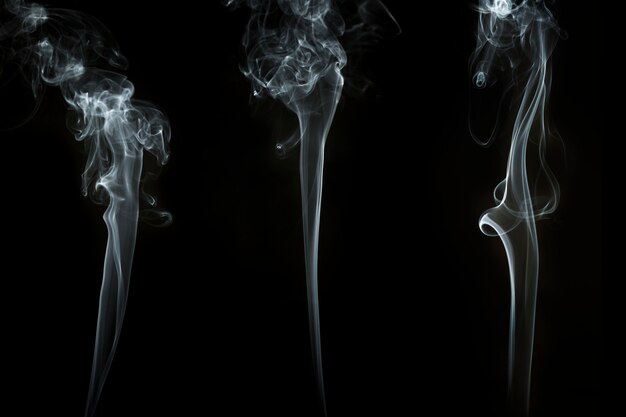 煙の形状の抽象的な背景