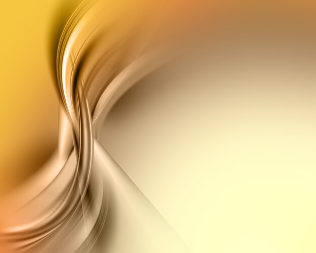 Abstract background with smooth flowing curves