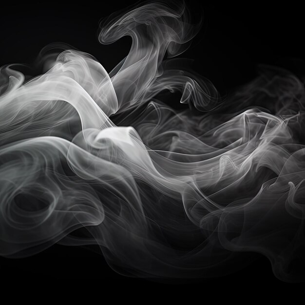 かすかな煙のデザインと抽象的な背景
