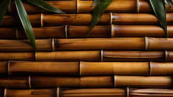 Free photo abstract bamboo pattern texture background