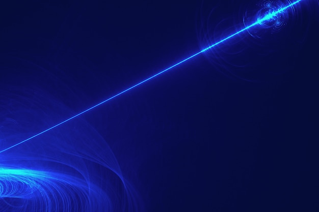 Abstract blue light ray background