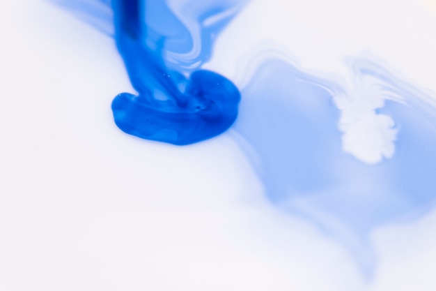 Abstract blue liquid drops background