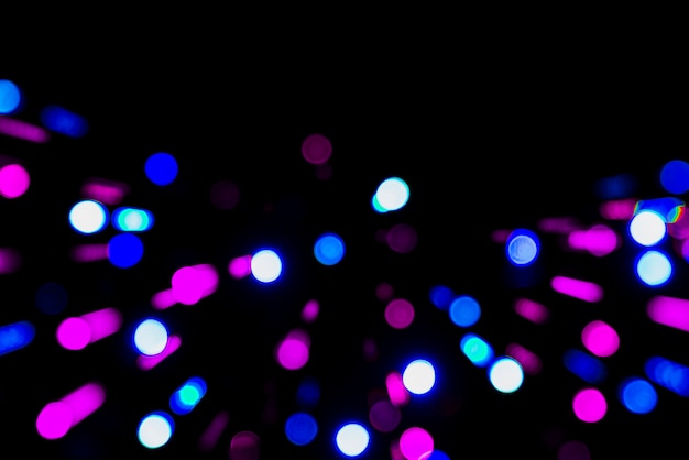 Abstract blue and pink bokeh background