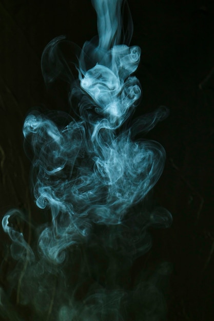 Free photo abstract blue smoke textured background