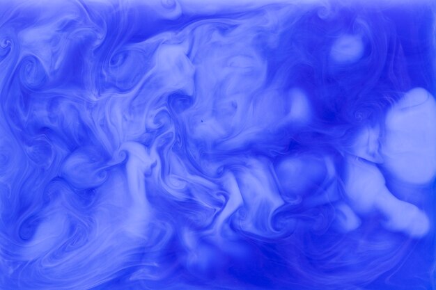 大理石の高品質の質感と抽象的な青い水彩画