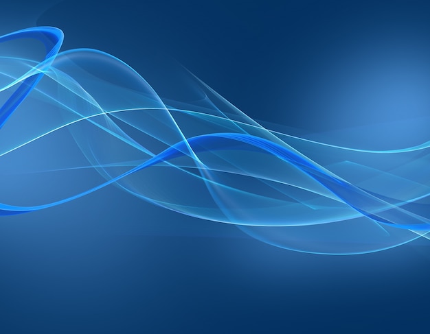 Abstract blue waves background