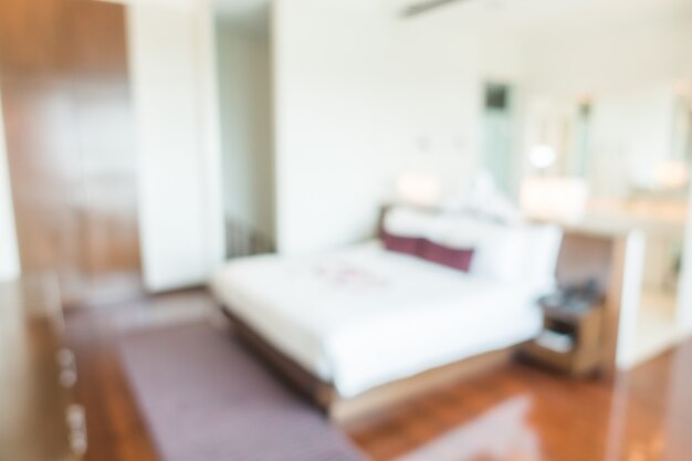 Abstract blur bedroom