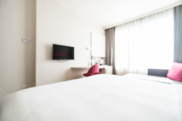 Free photo abstract blur bedroom