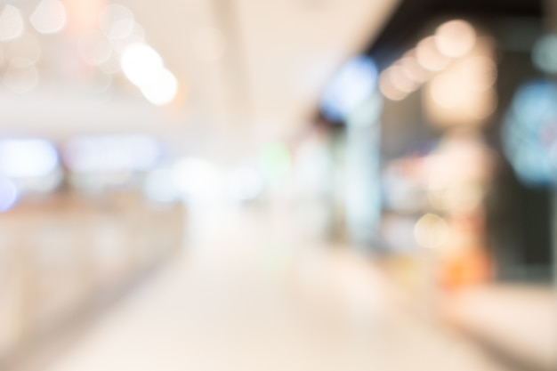 Free photo abstract blur and bokeh shopping mall and retails store