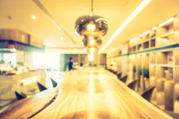 abstract blur coffee shop and restaurant
