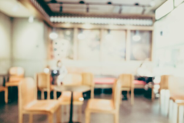 Abstract blur coffee shop