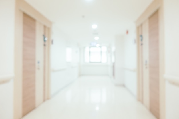 Abstract blur and defocused clinic and medical hospital interior