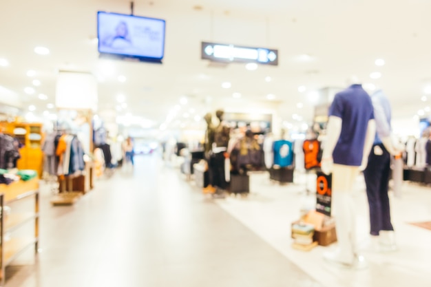 Free photo abstract blur and defocused shopping mall center of department store