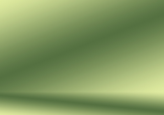 Sfocatura astratta vuota gradiente verde studio ben utilizzato come sfondo, modello di sito web, cornice, relazione aziendale.