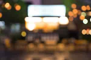 Free photo abstract blur food truck
