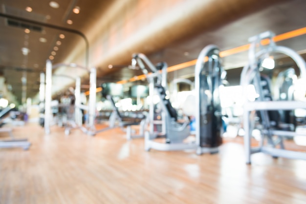 Free photo abstract blur gym