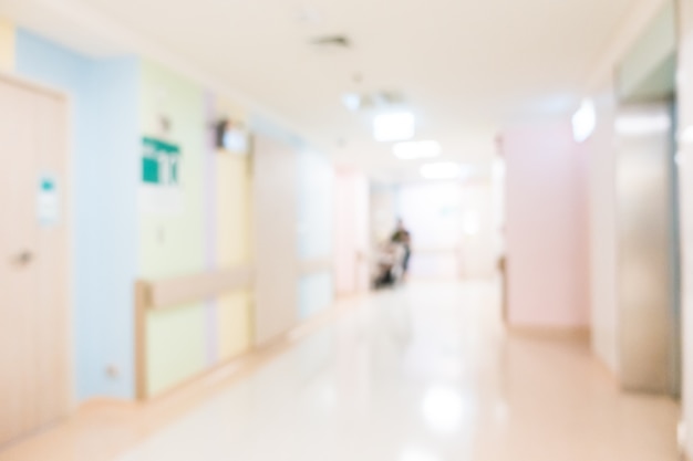 Abstract blur hospital and clinic interior