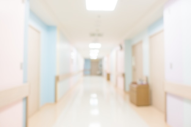 Abstract blur hospital